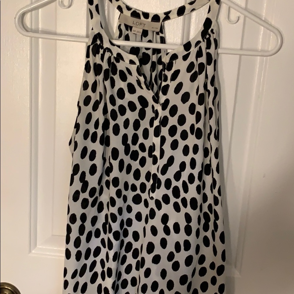 Loft  sleeveless blouse xxsp petite